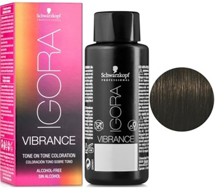 Farba do włosów Schwarzkopf Igora Vibrance 4-63 Kasztanowy średni brąz matowy 60 ml (7702045560565) - obraz 1