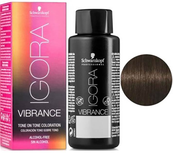 Фарба для волосся Schwarzkopf Igora Vibrance 5-00 Світло-коричневий Інтенсивний 60ml (7702045560084) - зображення 1