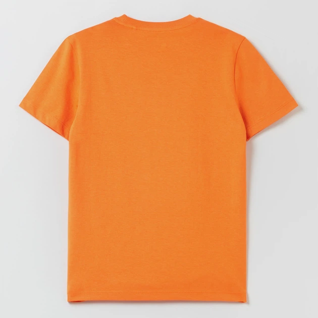 T-shirt młodzieżowy chłopięcy OVS Tsh Print Re Celosia Oran 1796712 158 cm Pomarańczowy (8056781014974) - obraz 2