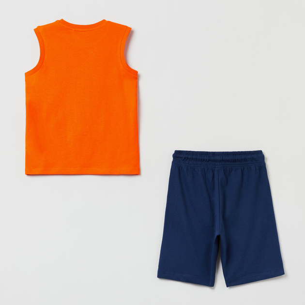 Костюм (майка + шорти) дитячий OVS Jogging Set Red Orange 1798819 116 см Red/Orange/Blue (8056781050156) - зображення 2