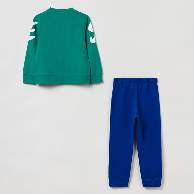 Komplet (bluza + spodnie) dla dzieci OVS Jogging Set Columbia 1816214 134 cm Zielony (8056781485811) - obraz 2
