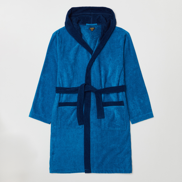 Халат махровий дитячий OVS Bathrobe Hb Deep Water 1811483 146 см Blue (8056781272732) - зображення 1