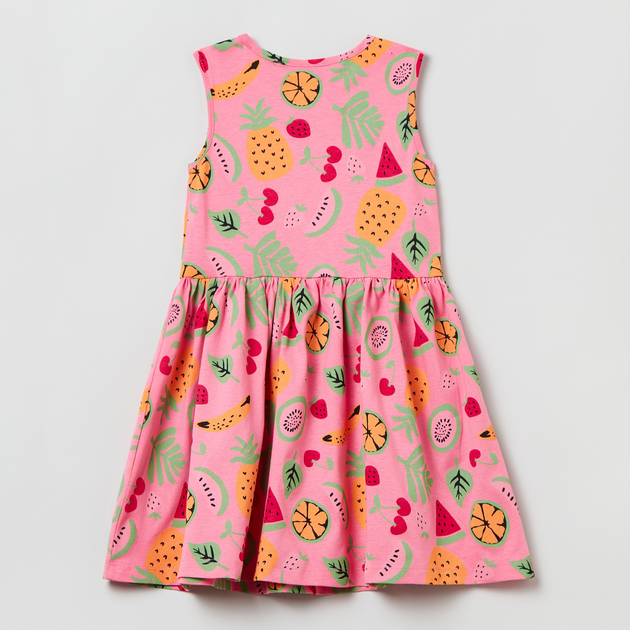 Sukienka letnia dla dziewczynki OVS Aop Dress 15-2216 Aop 1804224 134 cm Różowa (8056781108413) - obraz 2