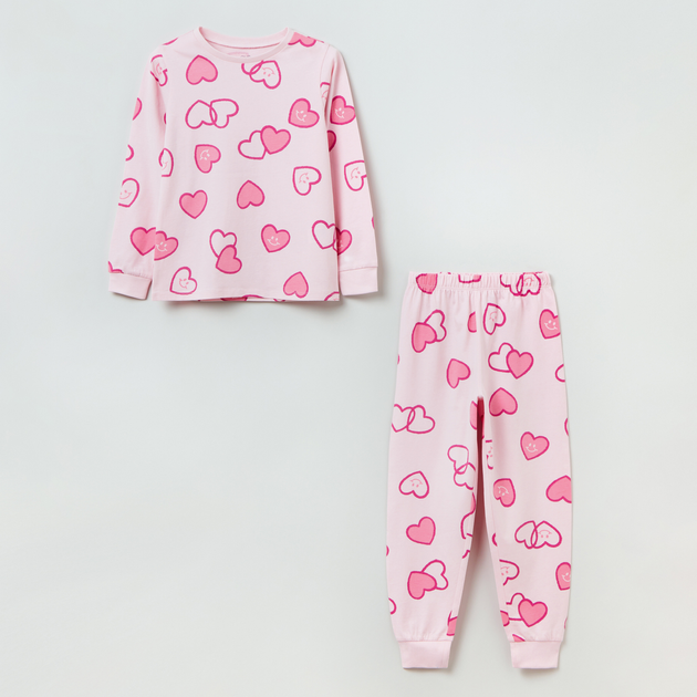 Piżama (Longsleeve + spodnie) dziecięca OVS Piżama Sp 3/ Bajka 1821578 140 cm Różowa (8056781581285) - obraz 1