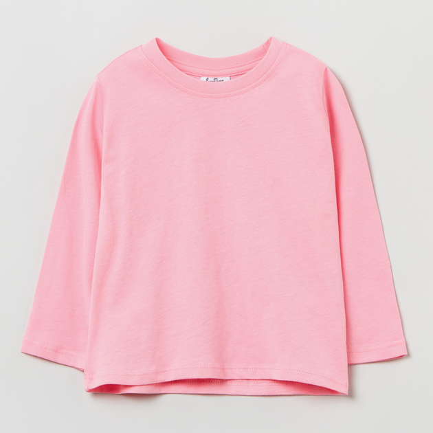 Дитяча футболка з довгими рукавами для дівчинки OVS T-Shirt Soli Candy Pink 1823680 98 см Рожева (8056781611326) - зображення 1