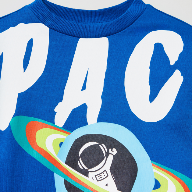 Дитячий комплект (світшот + штани) для хлопчика OVS Jogging Set Limoges 1816221 116 см Синій (8056781485859) - зображення 3