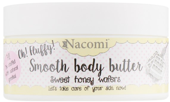 Masło do ciała Nacomi Sweet Honey Wafers 100 g (5902539703023) - obraz 1