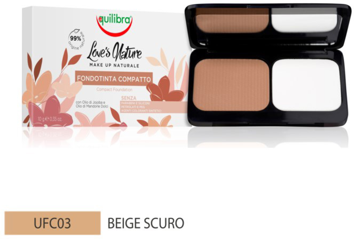 Equilibra Podkład W Kompakcie Beige Scuro 10 g (8000137013982) - obraz 1