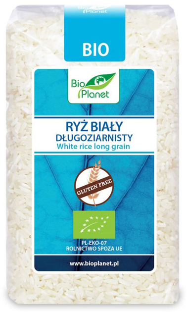 BIO PLANET Ryż biały długoziarnisty BIO 500 g (5907814661906) - obraz 1