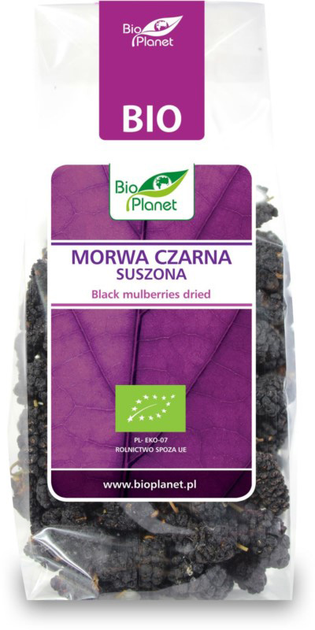 BIO PLANET Morwa czarna suszona BIO 100 g (5907814668776) - obraz 1