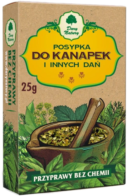 Dary Natury Posypka Do Kanapek I Innych Dań 25g (5903246869613) - obraz 1