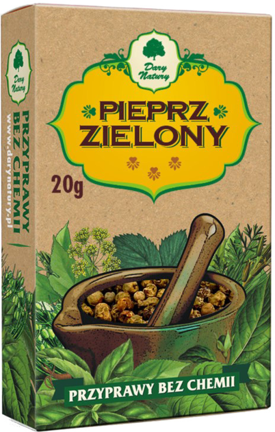 Dary Natury Pieprz Zielony 20 g (5902741003027) - obraz 1