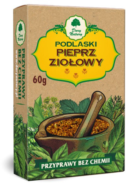 Dary Natury Pieprz Ziołowy Podlaski 60 g (5902741001269) - obraz 1