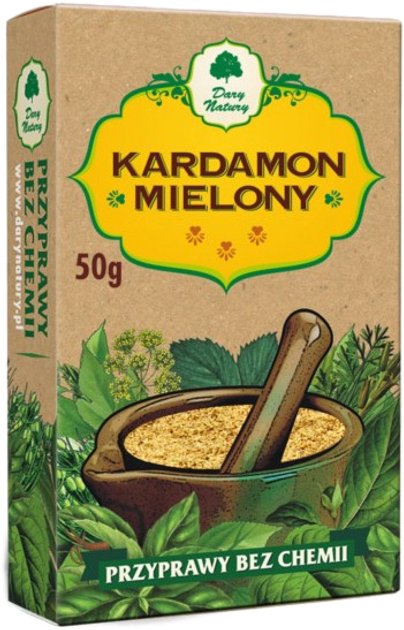 Dary Natury Kardamon Mielony 50 g (5902741001924) - obraz 1