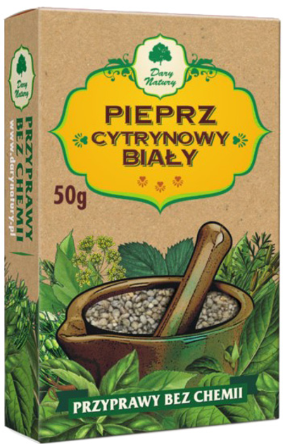 Dary Natury Pieprz Cytrynowy Biały 50 g (5903246860276) - obraz 1