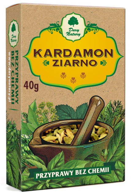 Dary natury Kardamon ziarno 40 g (5902741003041) - obraz 1