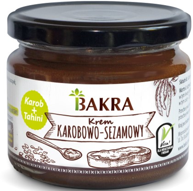 Bakra Krem Karobowo-Sezamowy 300 g (5906395204151) - obraz 1