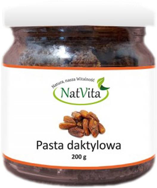 Natvita Pasta Daktylowa 200 g (5902096509427) - obraz 1