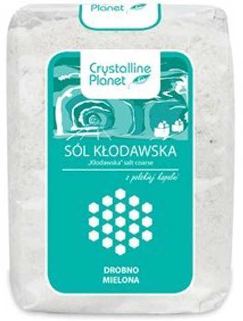 Сіль Crystalline Planet Клодавська дрібно мелена 600 г (5907738152795) - зображення 1