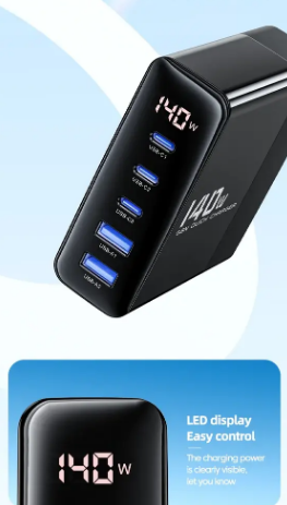 Зарядное устройство для Toocki Desktop Gan Charger 140W - изображение 4