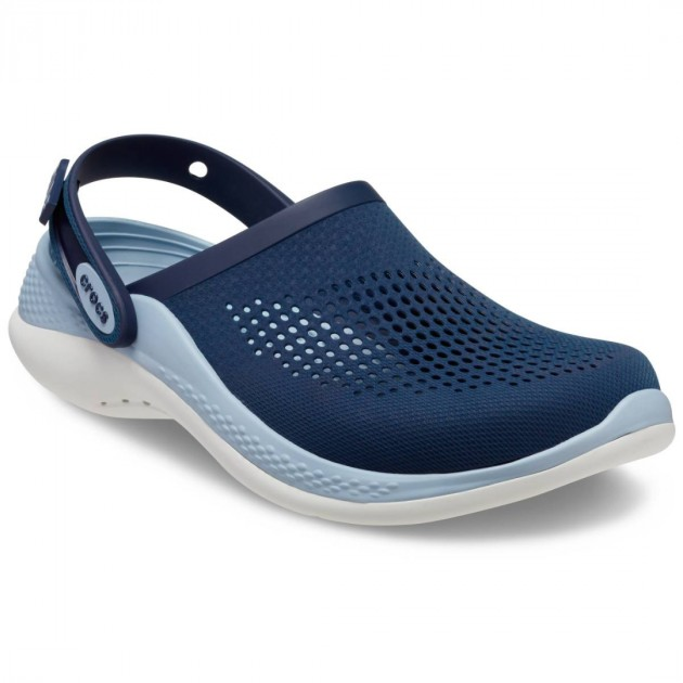 Crocs light sale grey electric blue