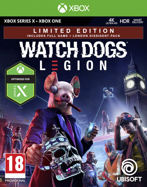 Gra Xbox One Watch Dogs Legion Limited Edition (Blu-ray) (3307216174691) - obraz 1