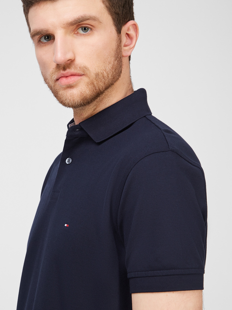 Koszulka polo męska regular fit Tommy Hilfiger MW0MW17770-DW5 S Granatowa (8720113825339) - obraz 5
