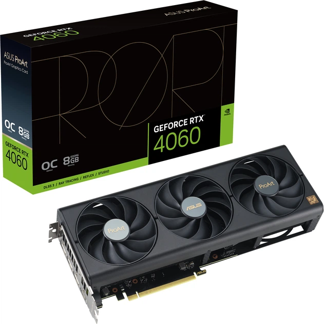 Видеокарта ASUS PCI-Ex GeForce RTX 4060 ProArt OC Edition 8GB