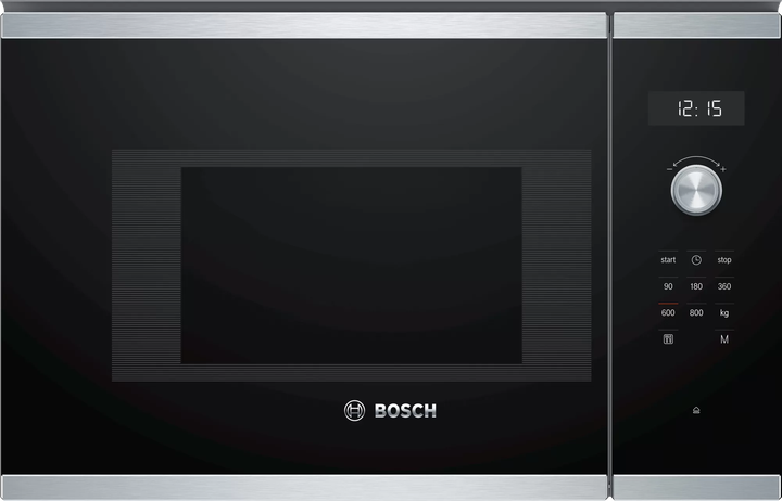 Мікрохвильова піч Bosch BFL524MS0 Чорна - зображення 1