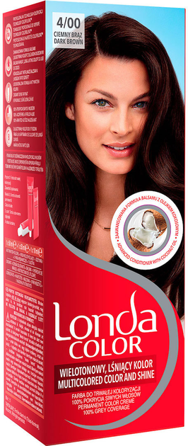 Фарба для волосся Londa Professional Color 4/0 Dark Brown (3614228816823) - зображення 1