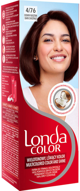 Фарба для волосся Londa Professional Color 4/76 Dark chestnut (3614229356861) - зображення 1