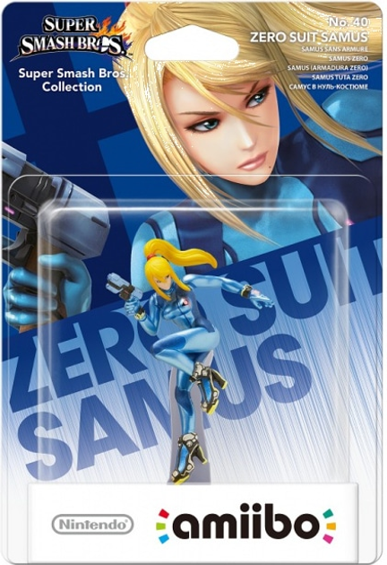 Фігурка Nintendo Amiibo Smash Zero Suit Samus 40 (45496353032) - зображення 1