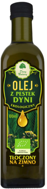 Olej z pestek dyni Dary Natury Eko 100 ml (5902581616340) - obraz 1