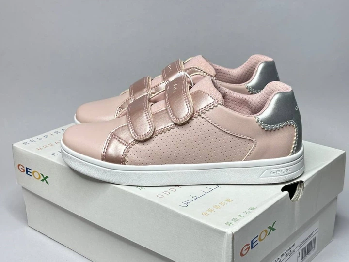 Подростковые детские кеды Geox Djrock 36р пудра - изображение 3