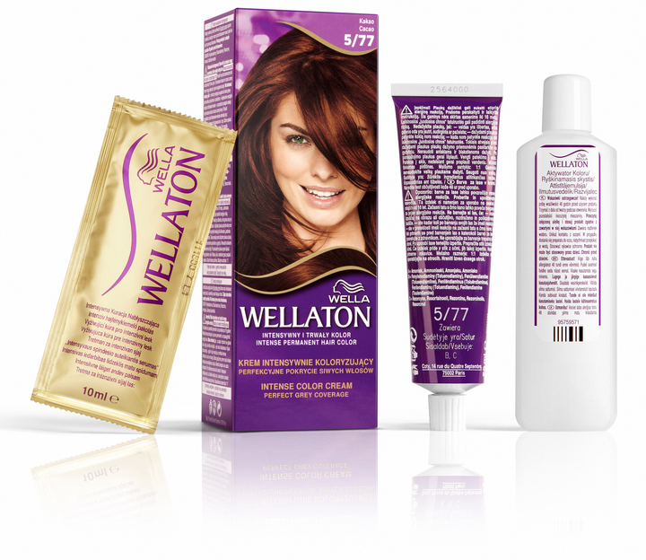 Farba do włosów Wella Wellaton Intense 5/77 Kakao 110 ml (4056800620173) - obraz 2