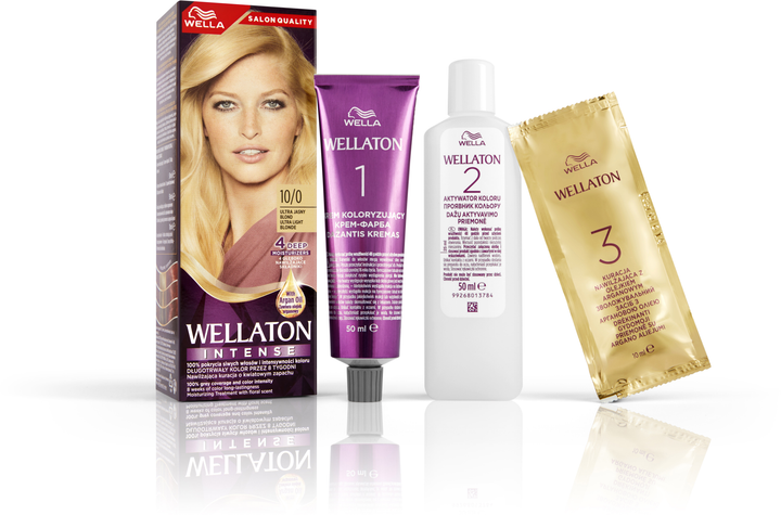Farba do włosów Wella Wellaton Intense 10/0 Ultra Jasny Blond 110 ml (4056800023226) - obraz 4
