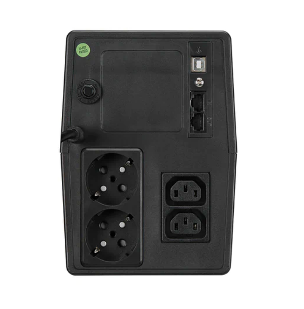 ИБП FSP iFP 1000 (1000VA/600W, 2x розетки/IEC, LCD) - изображение 2