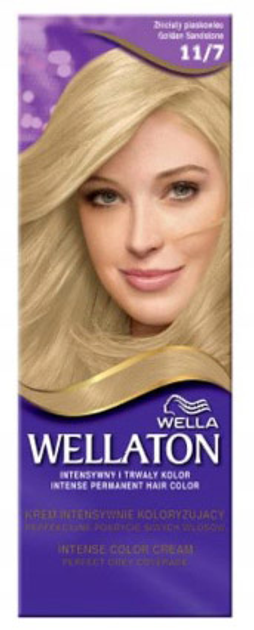 Farba do włosów Wella Wellaton Intense 11/7 Złoty Piaskowiec 110 ml (4056800827824) - obraz 1