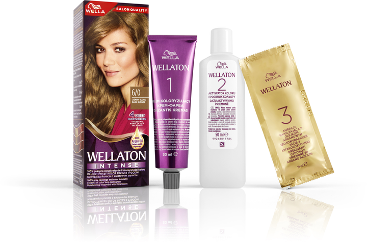 Farba do włosów Wella Wellaton Intense 6/0 Ciemny Blond 110 ml (4064666085678) - obraz 4