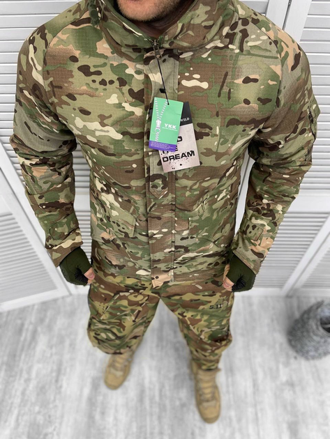 Демісезонна Чоловіча Куртка Rip-stop з флісовою підкладкою мультикам розмір XL - зображення 2