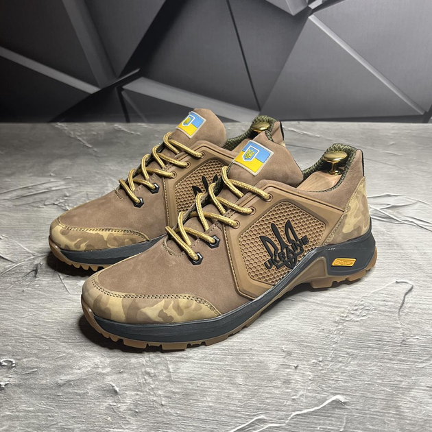 Легкі Чоловічі Кросівки з Дихаючою сіткою / Взуття з патріотичним дизайном койот мультикам розмір 41 - зображення 1