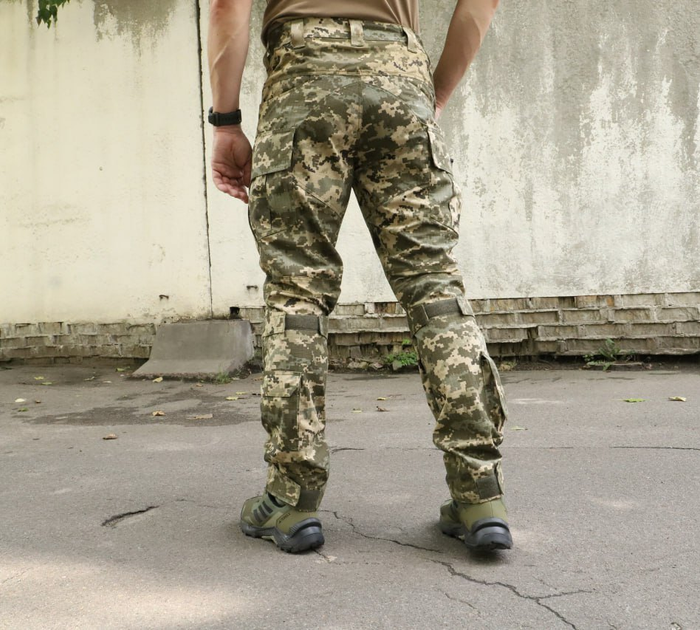 Тактичні штани "РАПТОР" піксель ріп-стоп з еластичною вставкою розмір 64 (903) - зображення 2