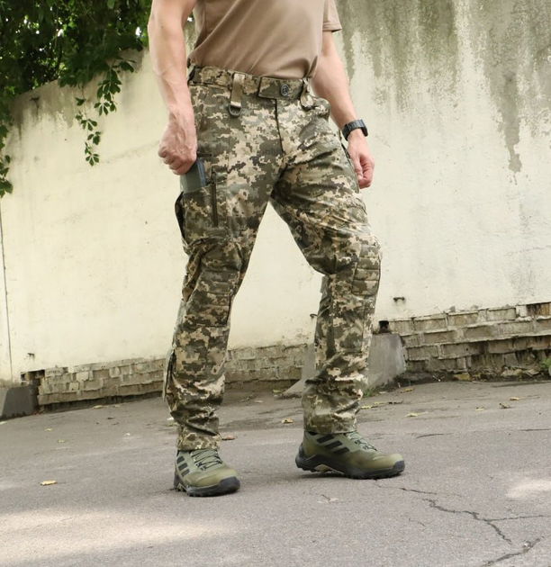 Тактичні штани "РАПТОР" піксель ріп-стоп з еластичною вставкою розмір 58 (903) - изображение 1