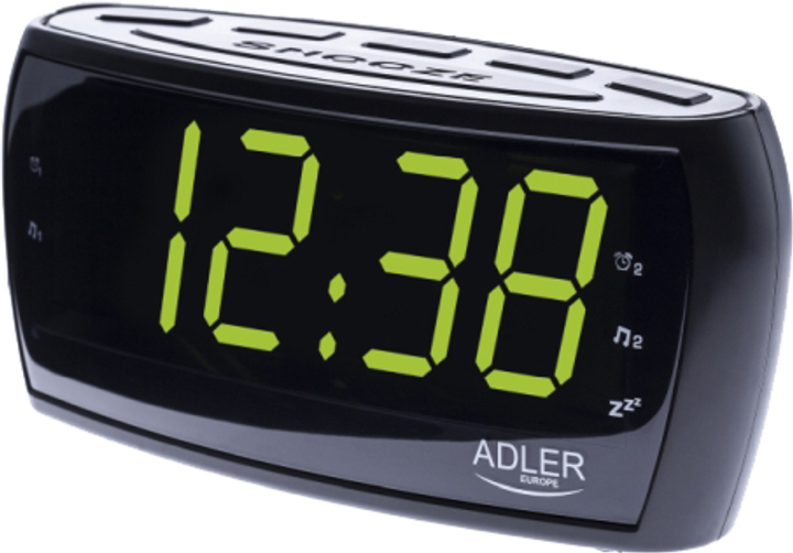 Будильник-радіо Adler AD 1121 Black (5908256833395) - зображення 1