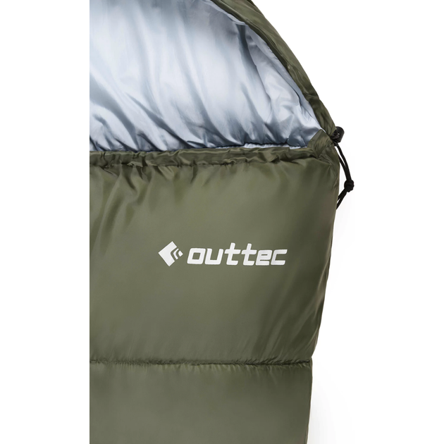Спальний мішок кокон Outtec Mummy хакі спальник-кокон для кемпінгу міцний - Фото 13 Спальний мішок кокон Outtec Mummy хакі спальник-кокон для кемпінгу міцний - зображення 13
