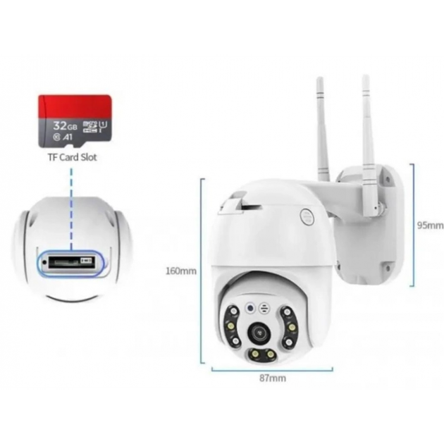 Уличная поворотная IP камера видеонаблюдения YCC365 Plus Wifi 2Мп камера вайфай наружного наблюдения для дома - Фото 4 Уличная поворотная IP камера видеонаблюдения YCC365 Plus Wifi 2Мп камера вайфай наружного наблюдения для дома - изображение 4