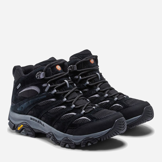 Чоловічі черевики з Gore-Tex Merrell Moab 3 Mid Gtx J036243 42 (8.5US) 26.5 см Чорні (194713953736) - зображення 2