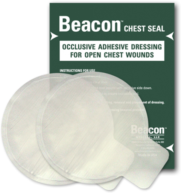 Повязка окклюзионная невентилированная Beacon Chest Seal 2 шт (НФ-00001664) - изображение 1