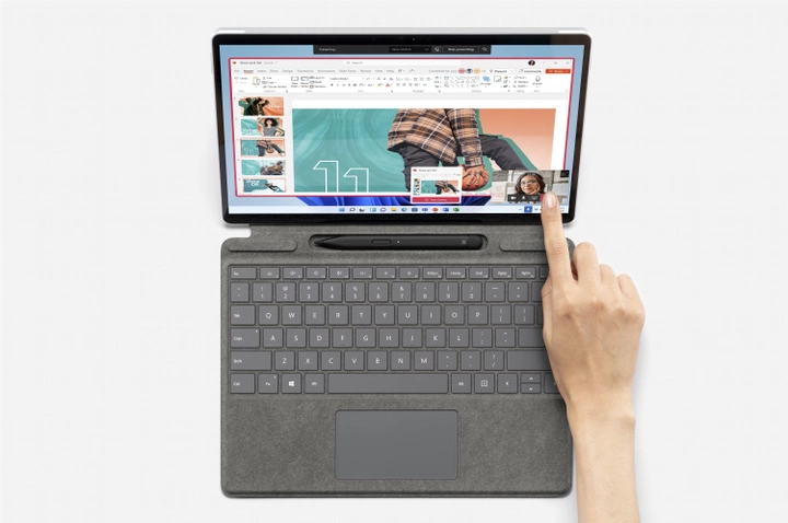 Клавіатура Microsoft Surface Pro Signature Commercial Platinium for Pro 8 / Pro X (8XB-00067) - зображення 2