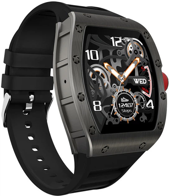 Smartwatch Kumi GT1 Czarny (KU-GT1/BK) - obraz 3